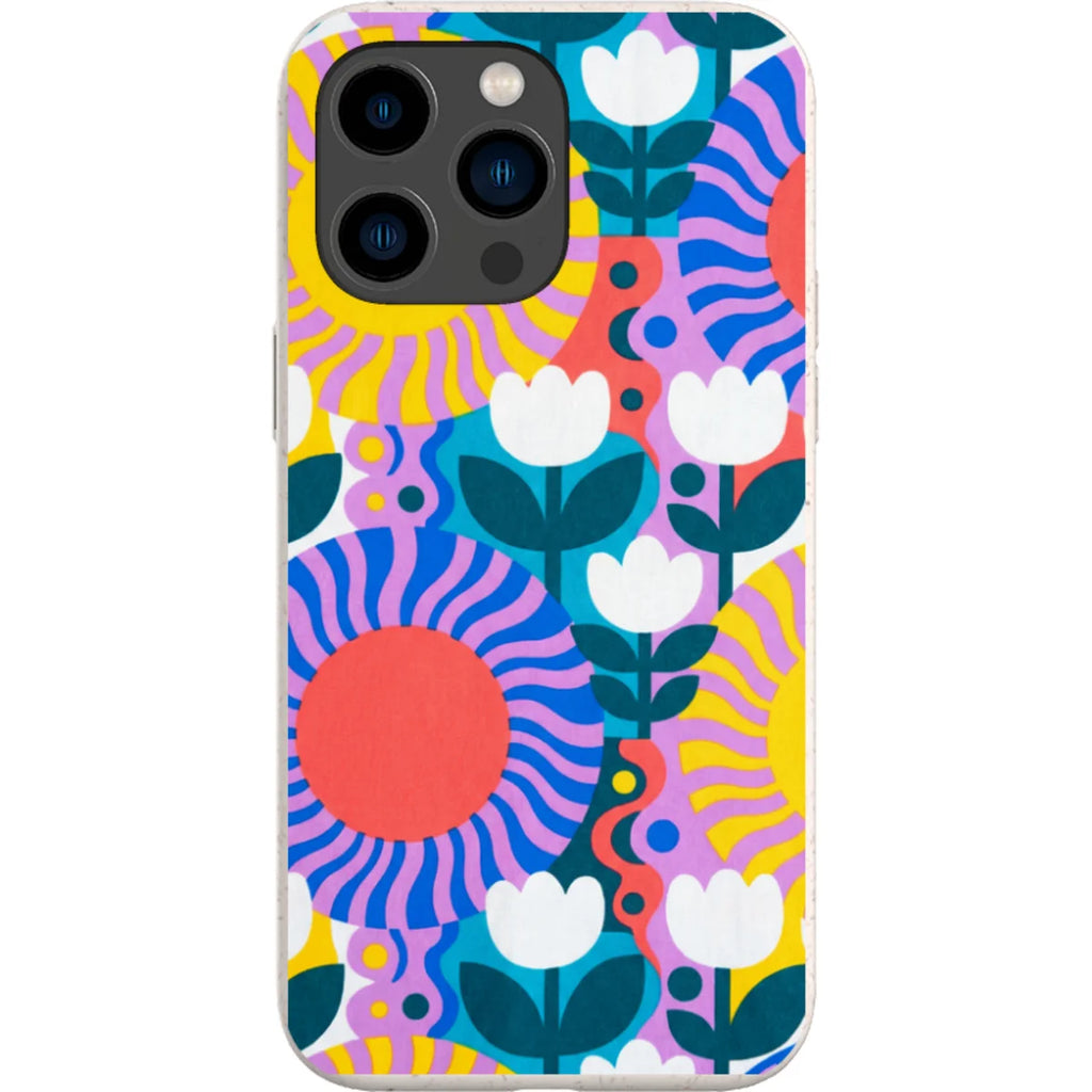 Midnight Sun Mod Bloom by Salla Niemi — iPhone 15 Pro Max iPhone Bio-degradable Case — Finnaij