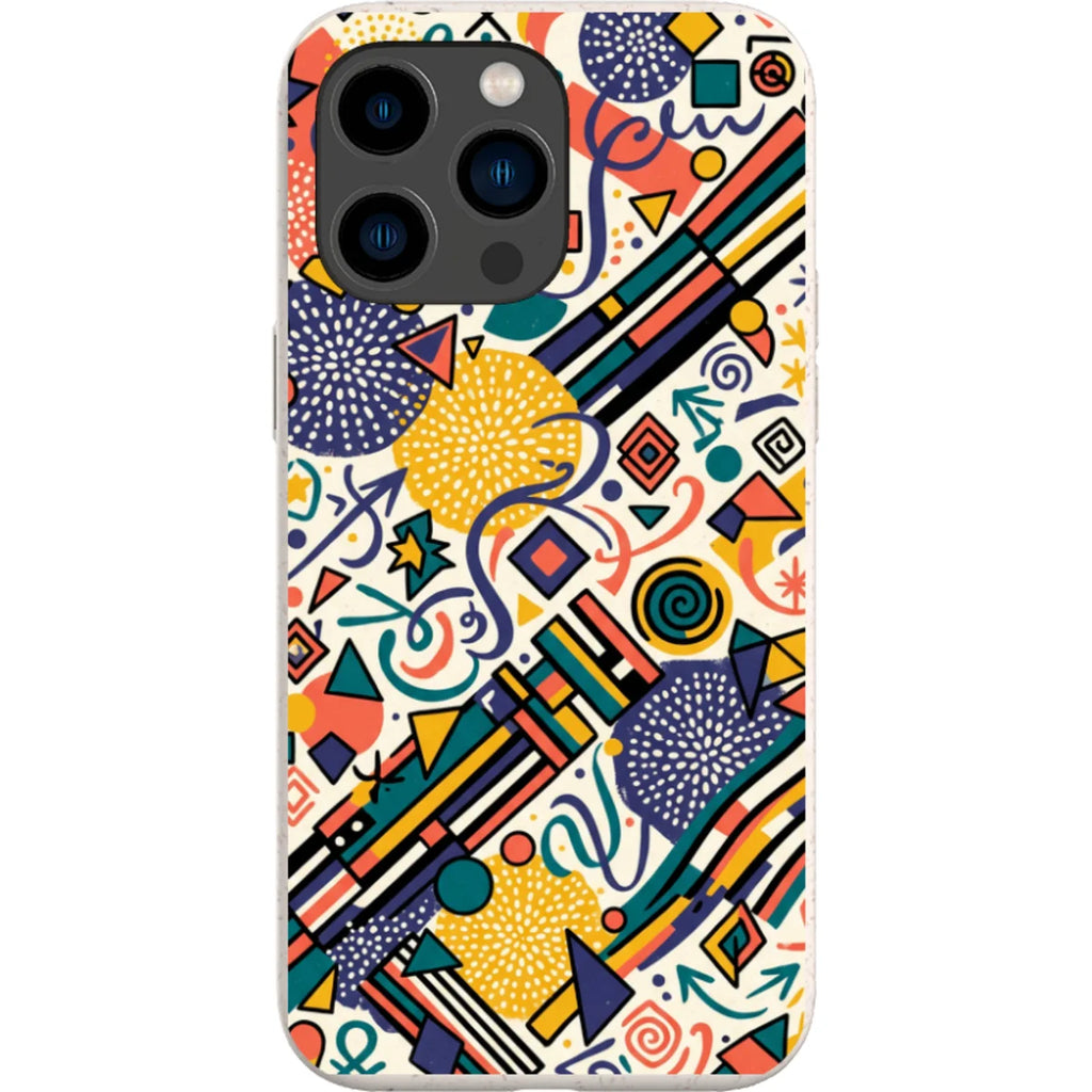 Festival Confetti (Daylight) by Ada Okoye — iPhone 15 Pro Max iPhone Bio-degradable Case — Finnaij
