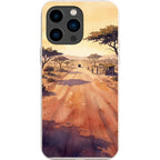 Laterite Road Golden Hour by Tobi Akinyemi — iPhone 15 Pro Max iPhone Bio-degradable Case — Finnaij