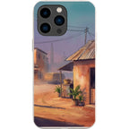 City Edge Quiet Street by Tobi Akinyemi — iPhone 15 Pro Max iPhone Bio-degradable Case — Finnaij