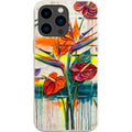 Tropical Flowers by Frida Lövström — iPhone 15 Pro Max iPhone Bio-degradable Case — Finnaij