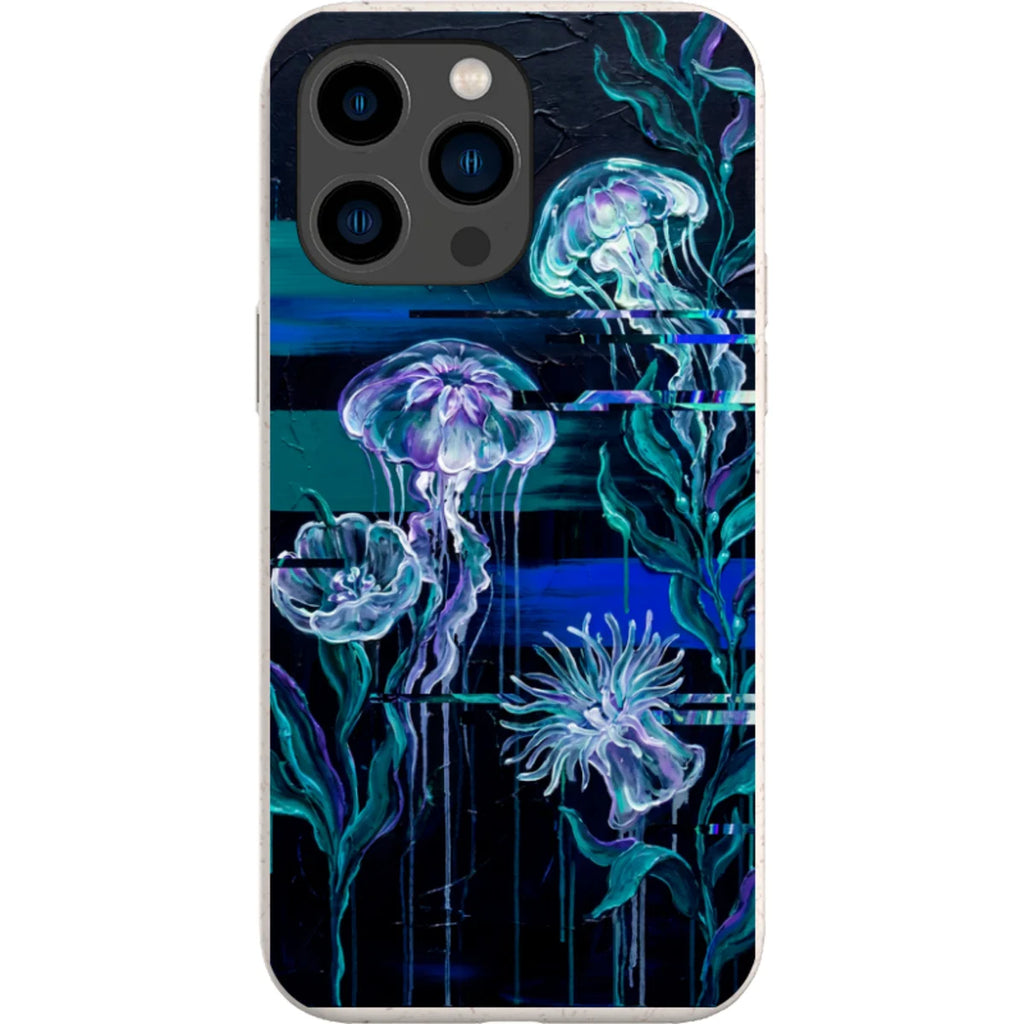 Deep-Sea Underwater Botanical Fantasy by Frida Lövström — iPhone 15 Pro Max iPhone Bio-degradable Case — Finnaij
