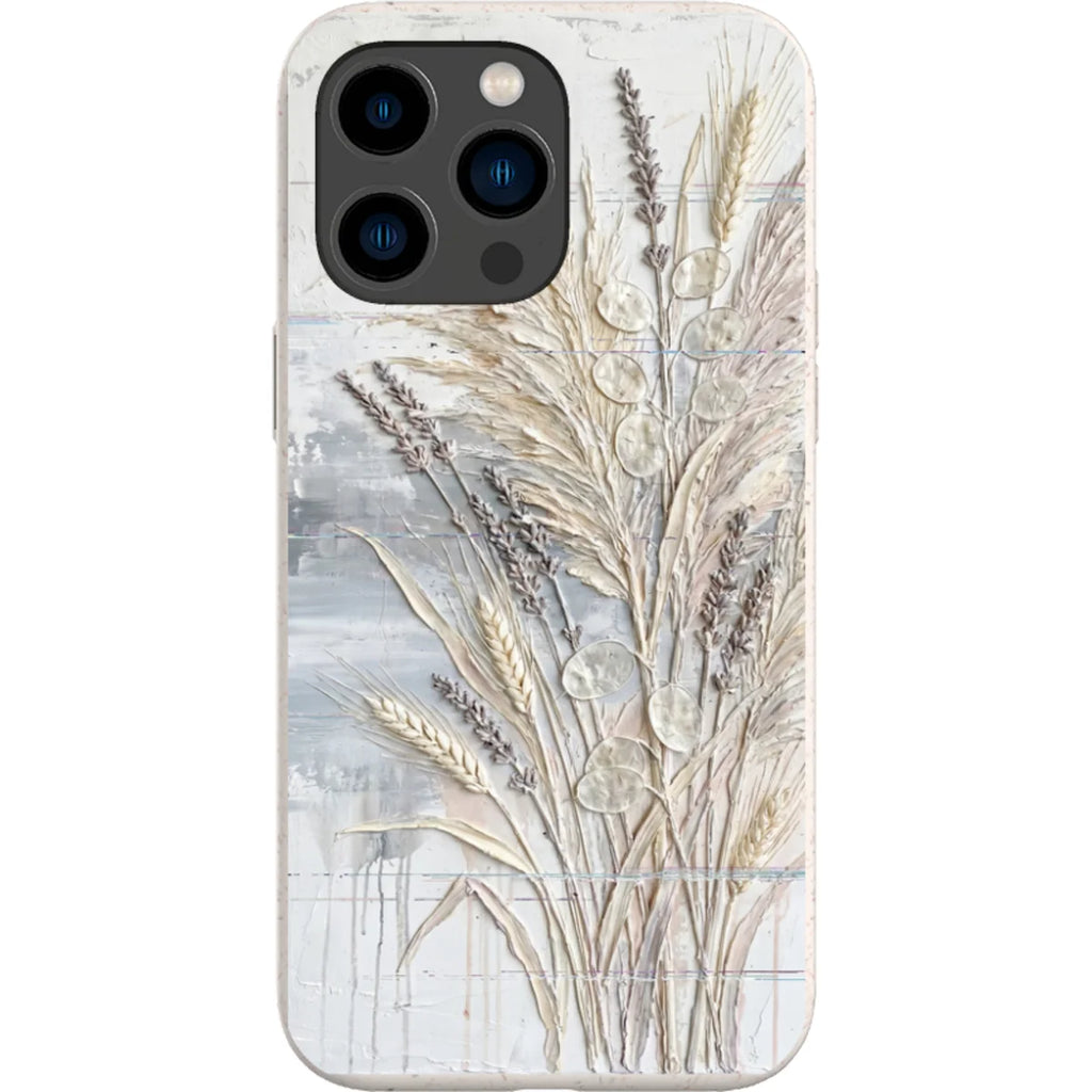 Dried Flowers and Grasses by Frida Lövström — iPhone 15 Pro Max iPhone Bio-degradable Case — Finnaij