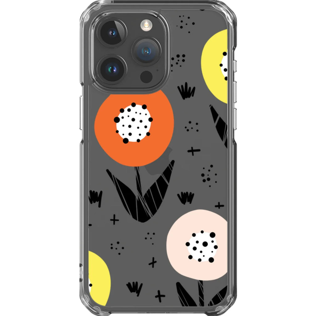 Botanical Doodle — iPhone 15 Pro Max Clear Impact Case — Finnaij