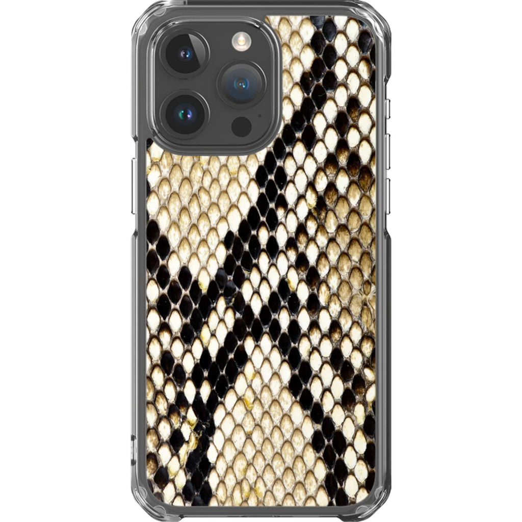 Serpent Chic — iPhone 15 Pro Max Magsafe Clear Impact Case — Finnaij