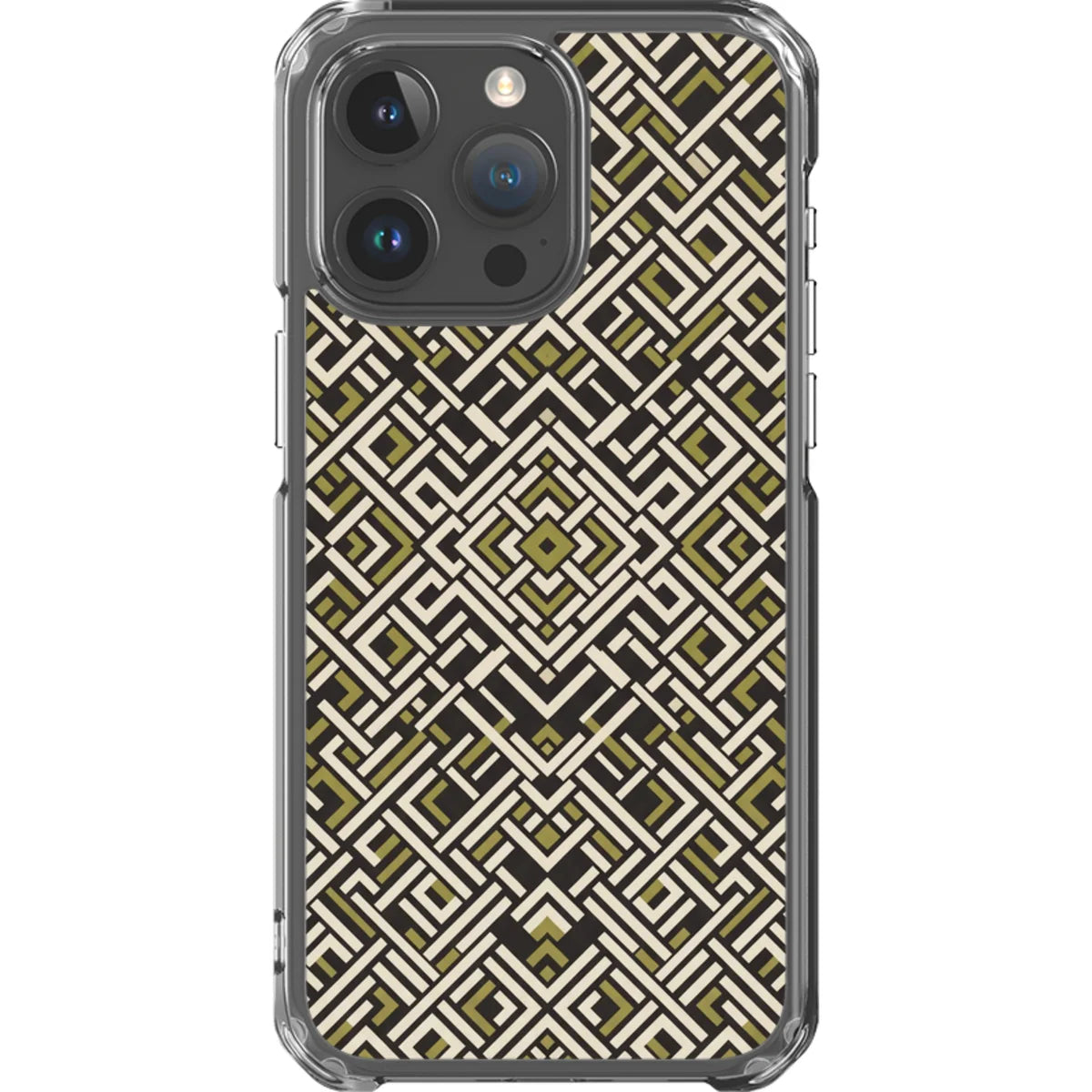 Bone Kuba — iPhone 15 Pro Max Magsafe Clear Impact Case — Finnaij