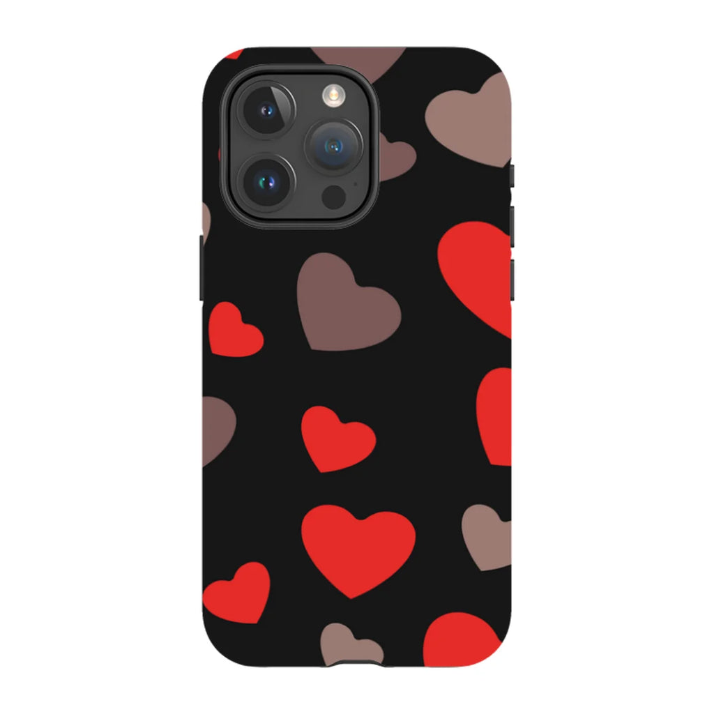 Red Hearts — iPhone 15 Pro Max Magsafe Tough Case — Finnaij