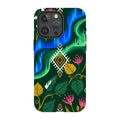Aurora Birch Bloom by Aino Kallio — iPhone 15 Pro Max Magsafe Tough Case — Finnaij