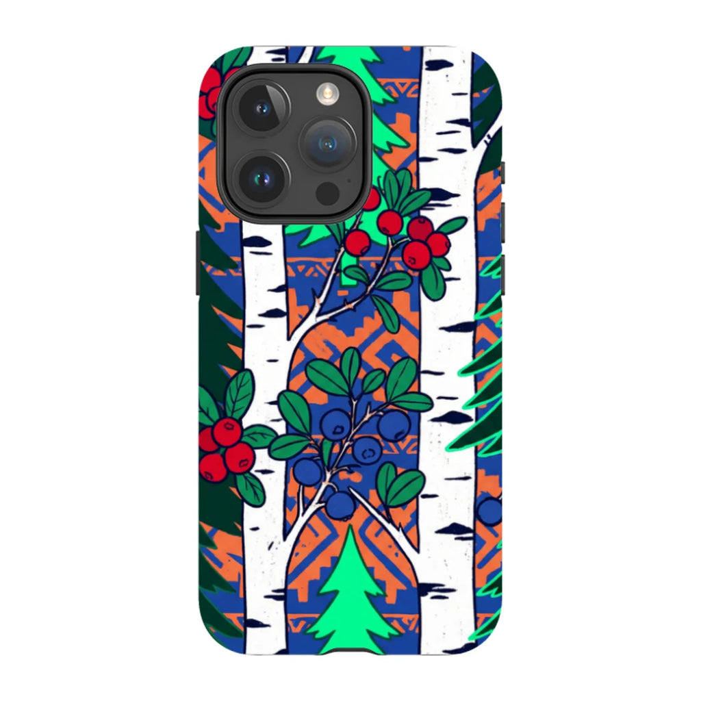 Nordic Forest by Aino Kallio — iPhone 15 Pro Max Magsafe Tough Case — Finnaij