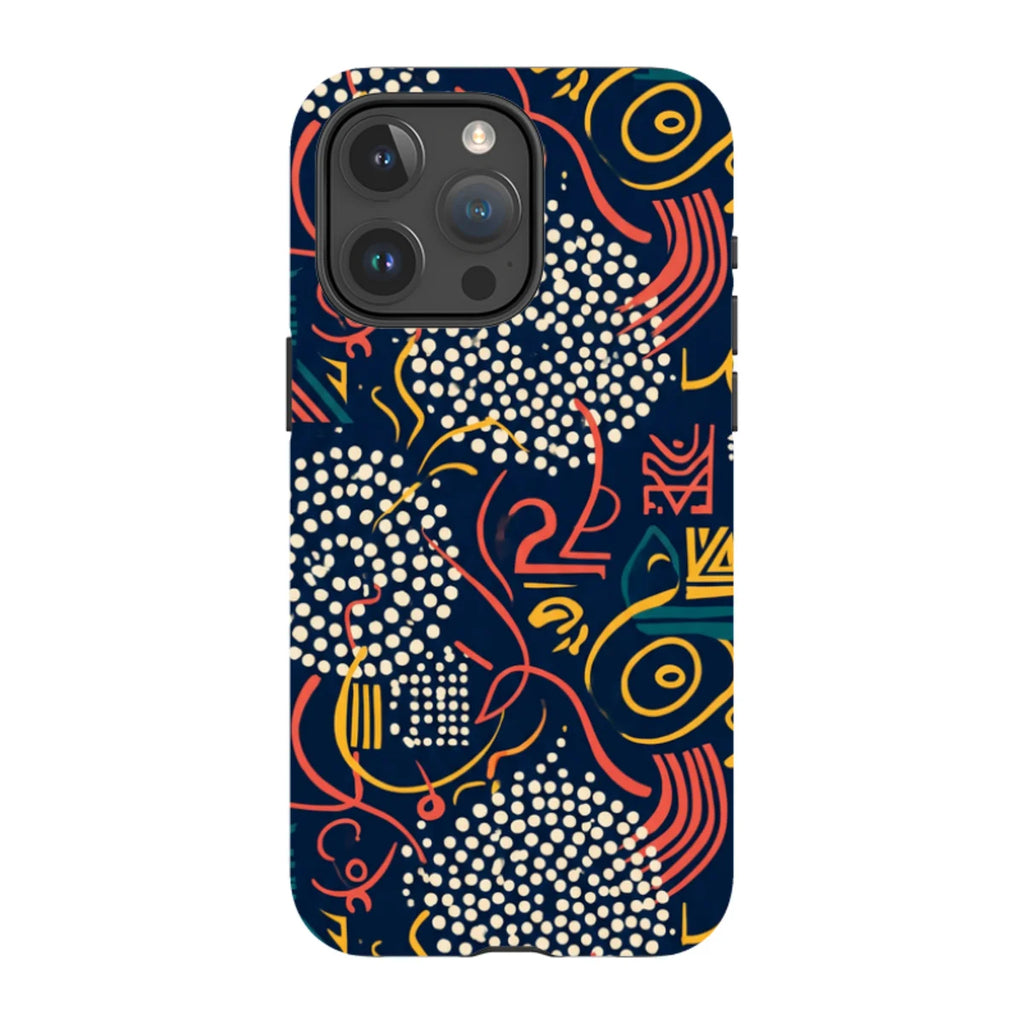 Adire Nightfall by Ada Okoye — Magsafe Tough Case for iPhone — Finnaij