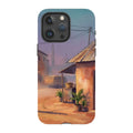 City Edge Quiet Street by Tobi Akinyemi — iPhone 15 Pro Max MagSafe Tough Case — Finnaij