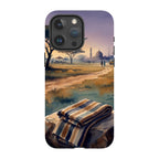 Aso-Oke Accent in the Landscape by Tobi Akinyemi — iPhone 15 Pro Max MagSafe Tough Case — Finnaij
