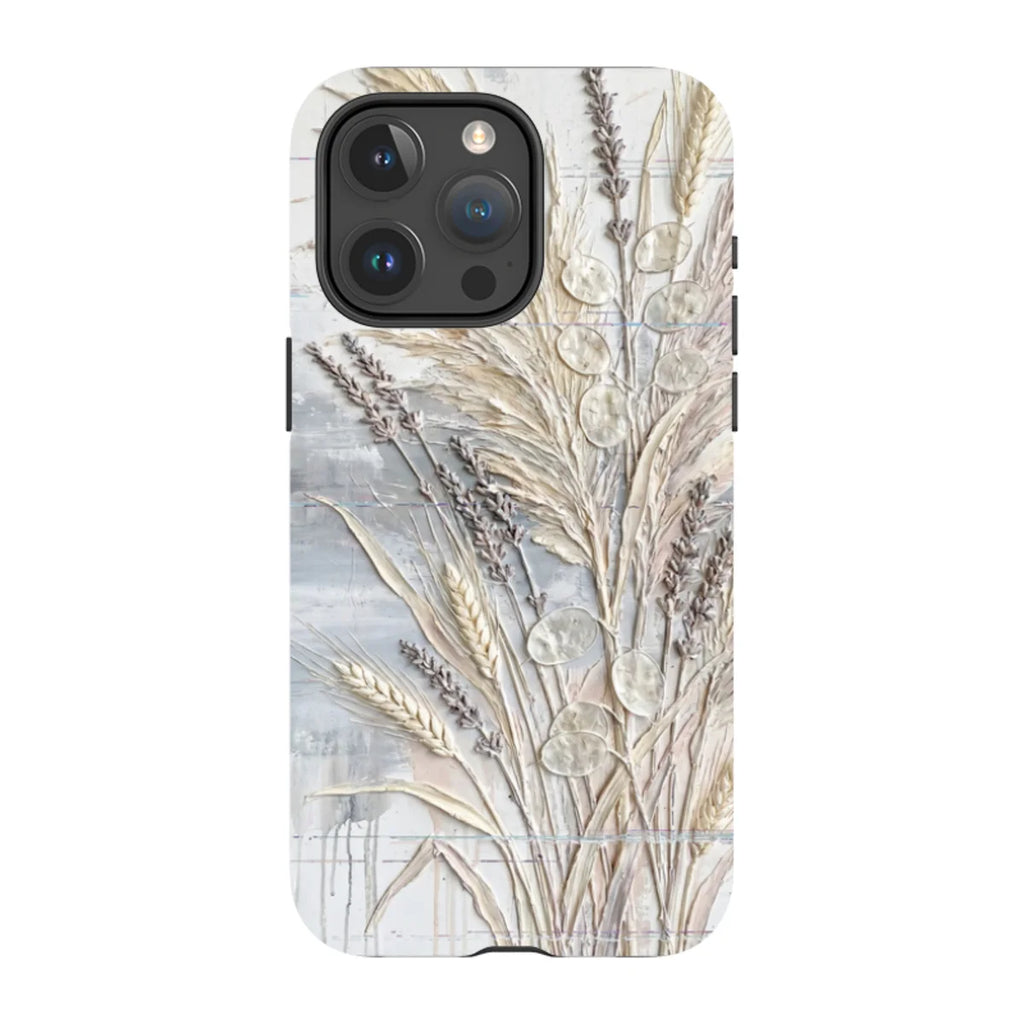 Dried Flowers and Grasses by Frida Lövström — iPhone 15 Pro Max Magsafe Tough Case — Finnaij