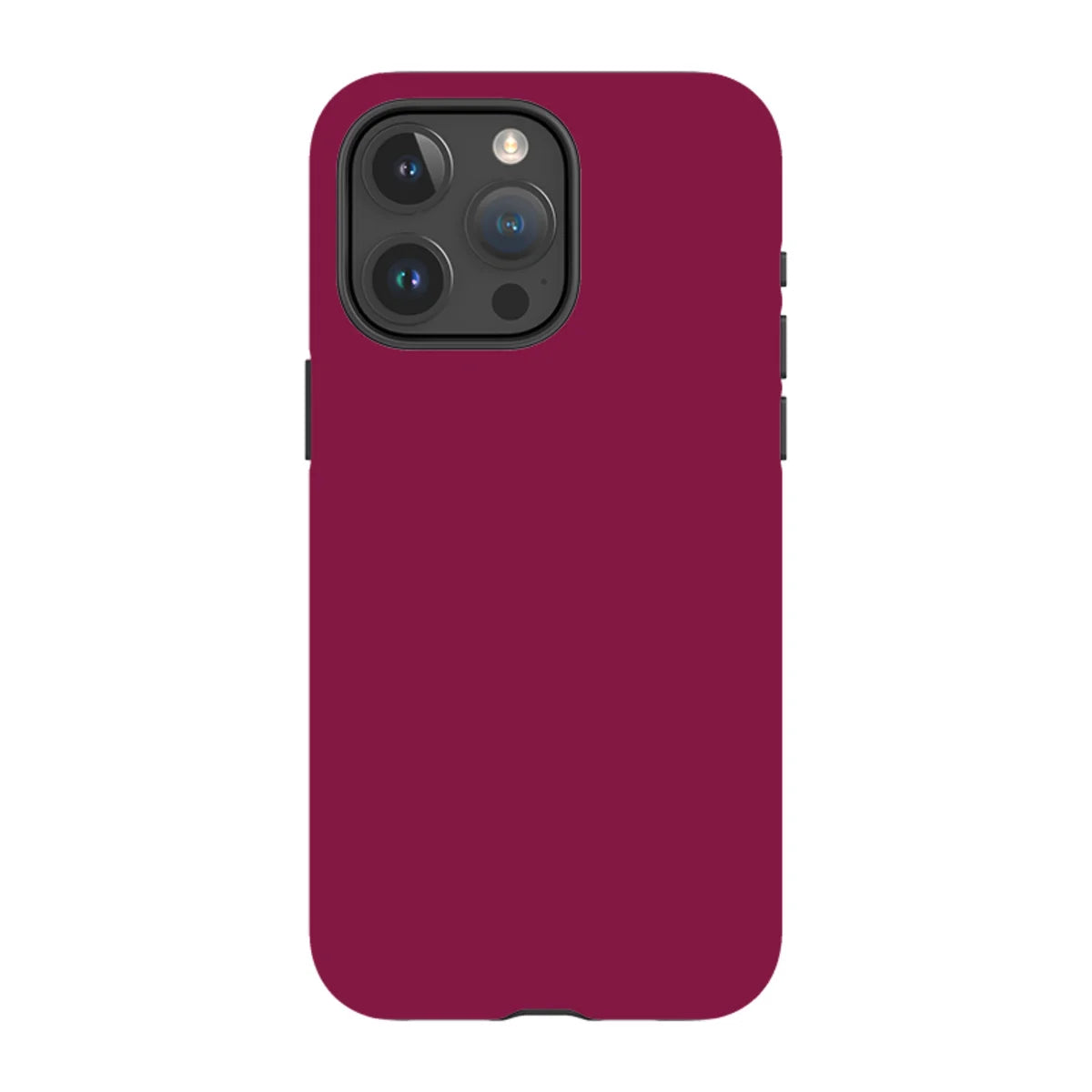 Simple Range Burgundy Orchid — iPhone 15 Pro Max MagSafe Tough Case — Finnaij