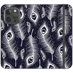 Feathers in Bloom Vegan Leather — iPhone 15 Pro Max Wallet Case — Finnaij