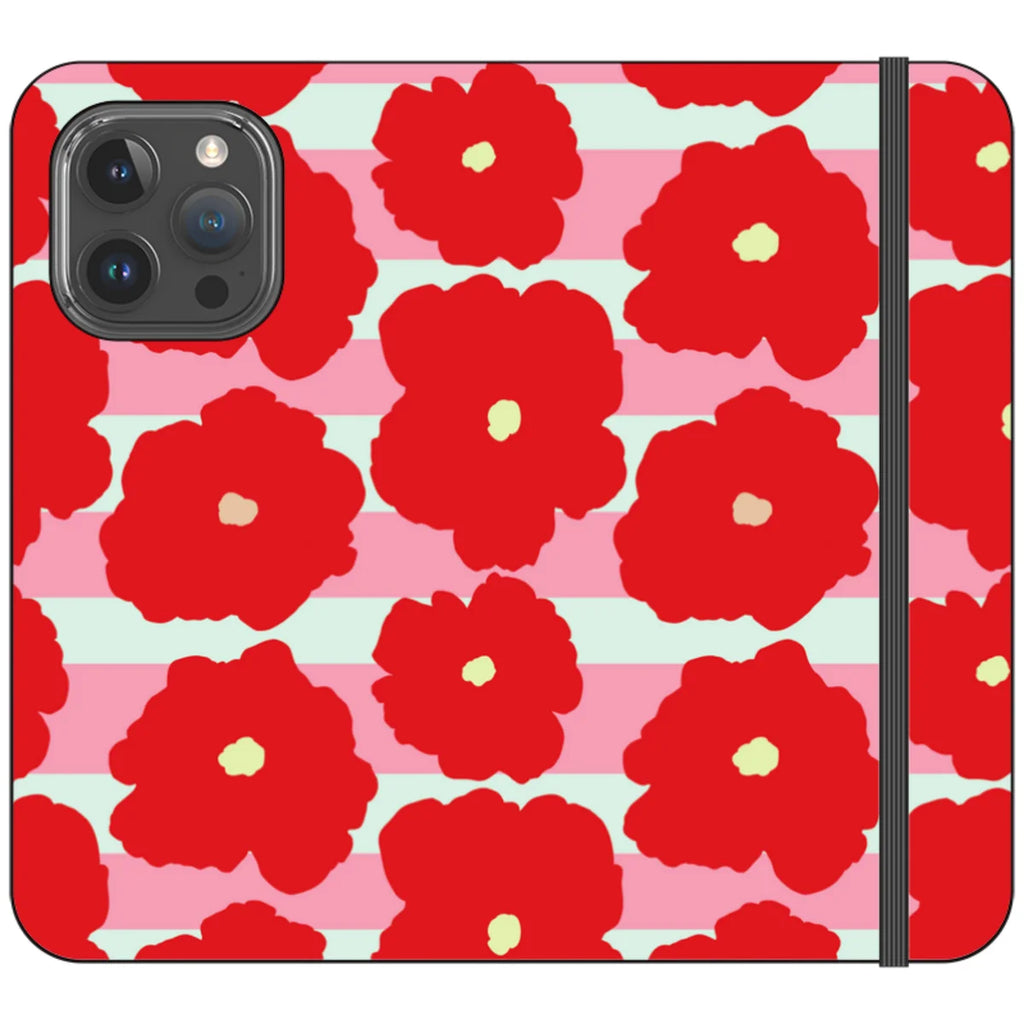 Bold Floral — iPhone 15 Pro Max Wallet Case — Finnaij