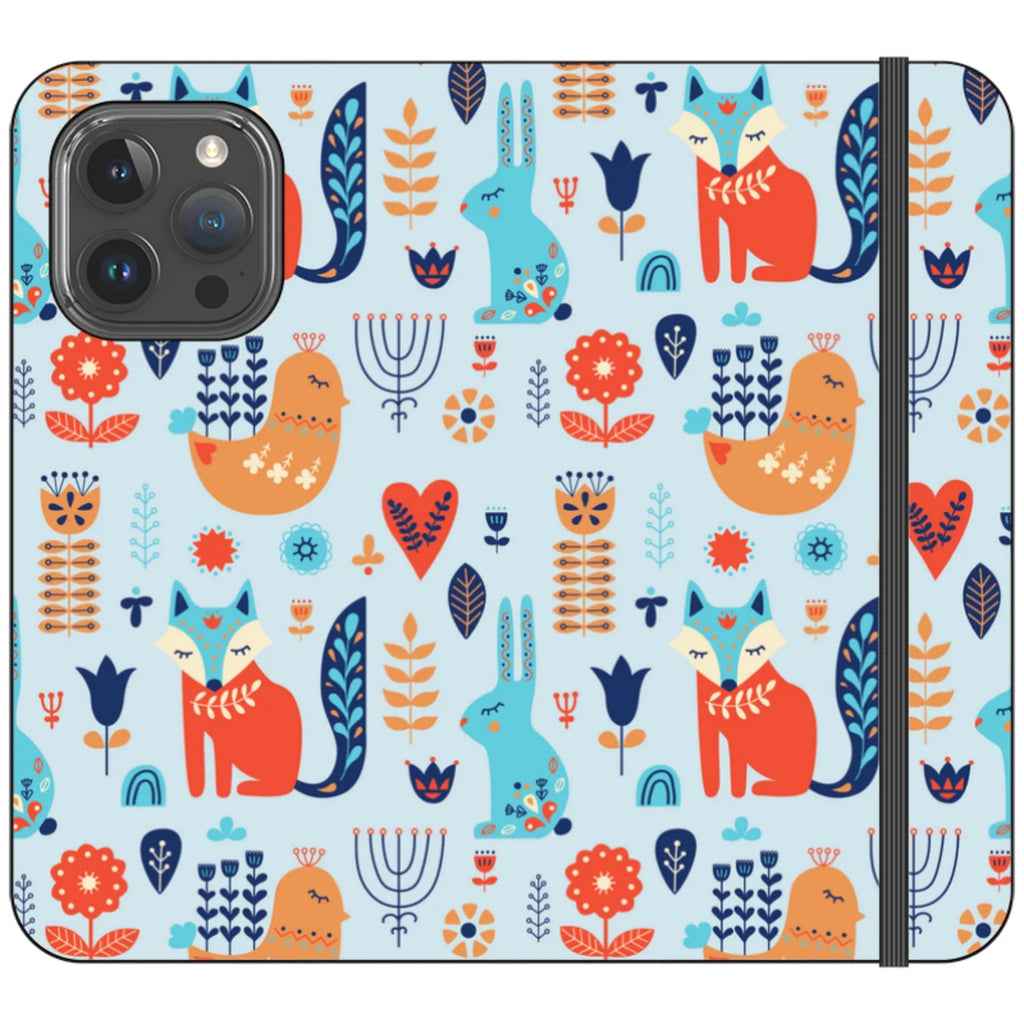 Nordic Ornament — iPhone 15 Pro Max Wallet Case — Finnaij