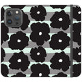 Bold Floral Black — iPhone 15 Pro Max Wallet Case — Finnaij