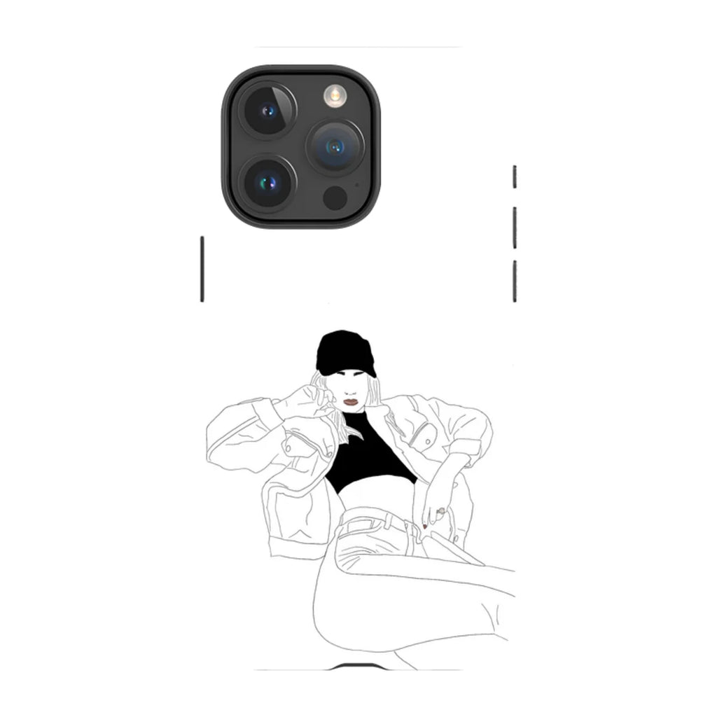 Black Cap by Keagan Haight — iPhone 15 Pro Max Tough Case — Finnaij