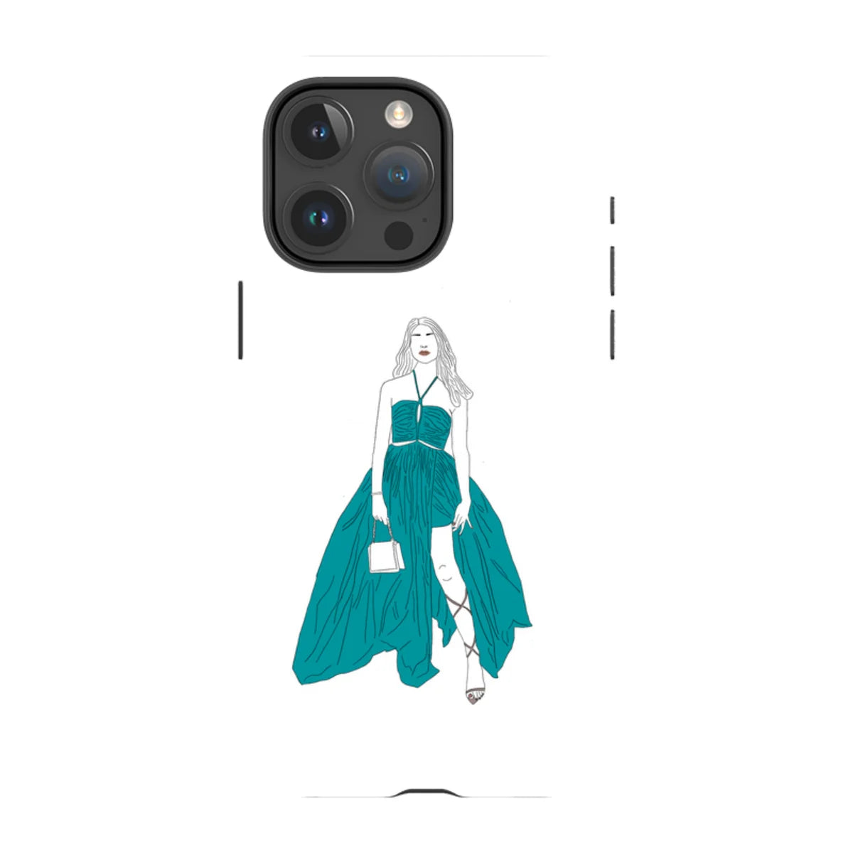 Blue Dress by Keagan Haight — iPhone 15 Pro Max Tough Case — Finnaij