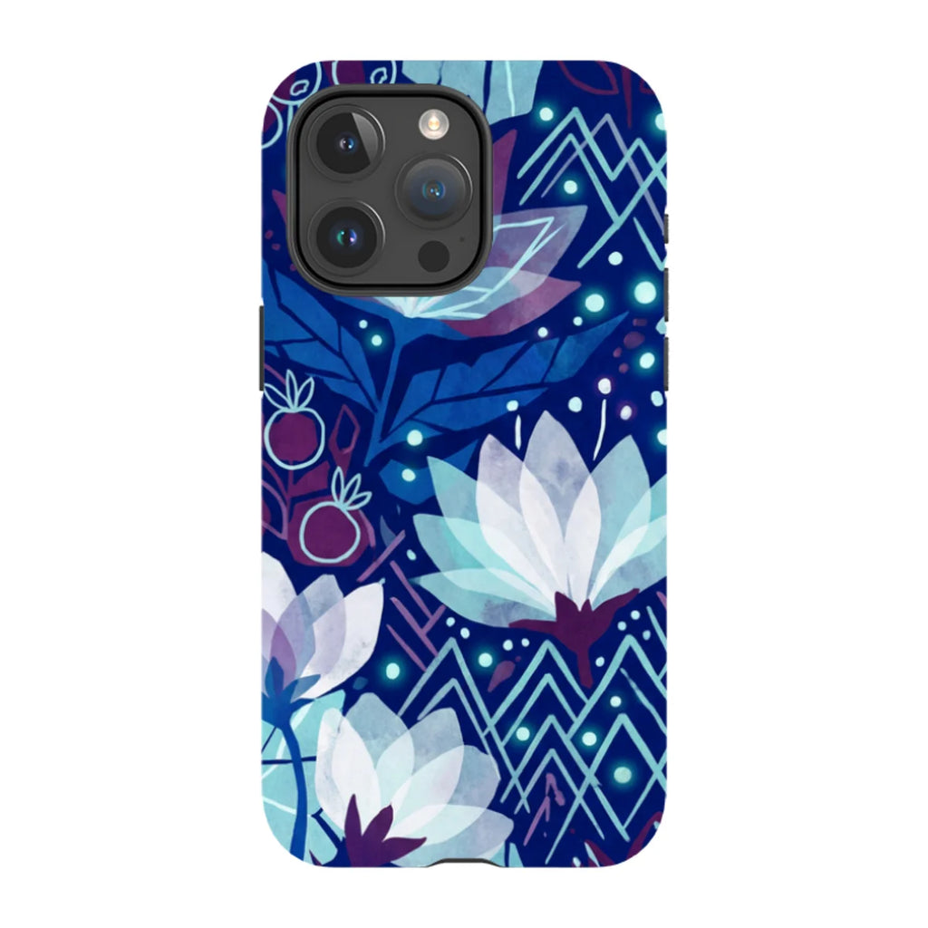 Frozen Lake Petals by Aino Kallio — iPhone 15 Pro Max Tough Case — Finnaij