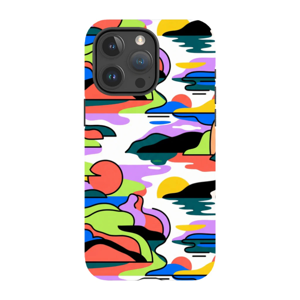 Archipelago Color Motion by Salla Niemi — iPhone 15 Pro Max Tough Case — Finnaij