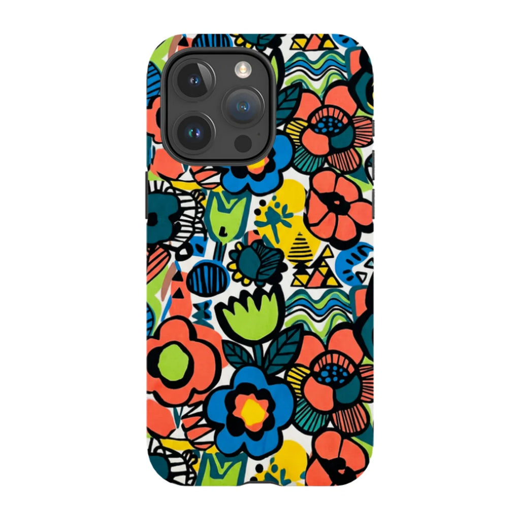 Floral Street Nordic by Salla Niemi — iPhone 15 Pro Max Tough Case — Finnaij