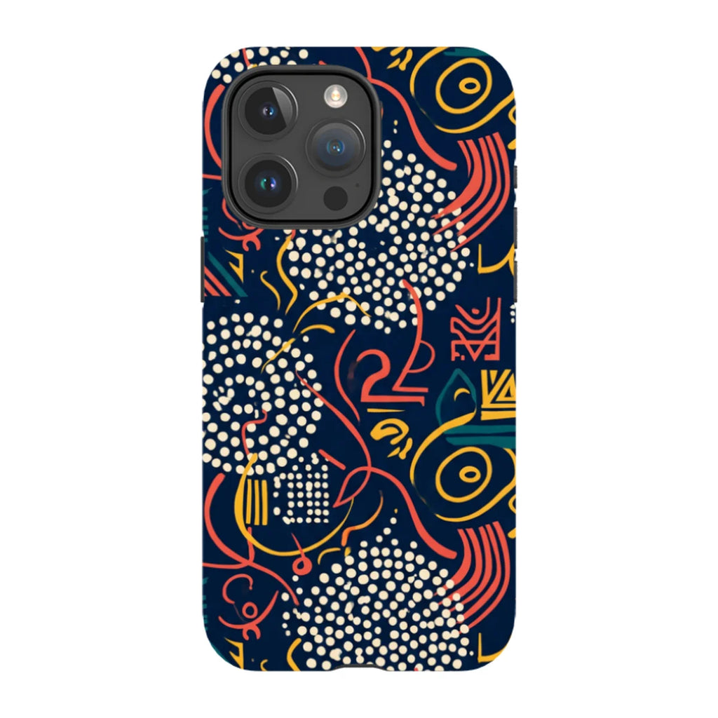 Adire Nightfall by Ada Okoye — Tough Case for iPhone — Finnaij