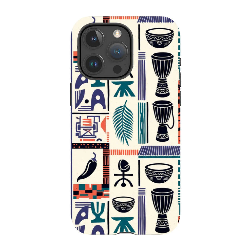 Market Day Icons by Ada Okoye — iPhone 15 Pro Max Tough Case — Finnaij