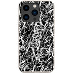 Black-White Grunge — iPhone 15 Pro iPhone Bio-degradable Case — Finnaij