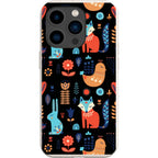 Nordic Ornament Black — iPhone 15 Pro iPhone Bio-degradable Case — Finnaij