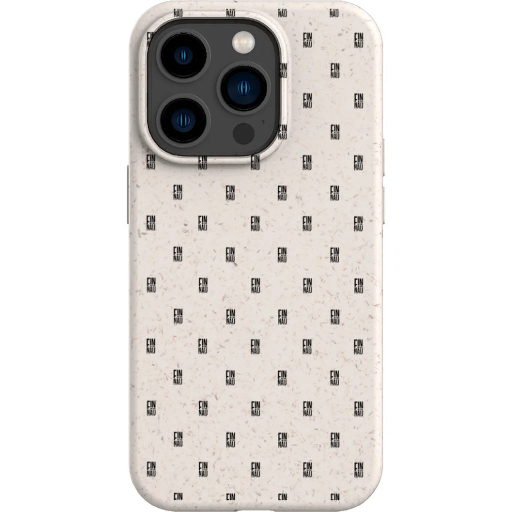 Monogram Natural — iPhone 15 Pro iPhone Bio-degradable Case — Finnaij