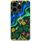 Aurora Birch Bloom by Aino Kallio — iPhone 15 Pro iPhone Bio-degradable Case — Finnaij