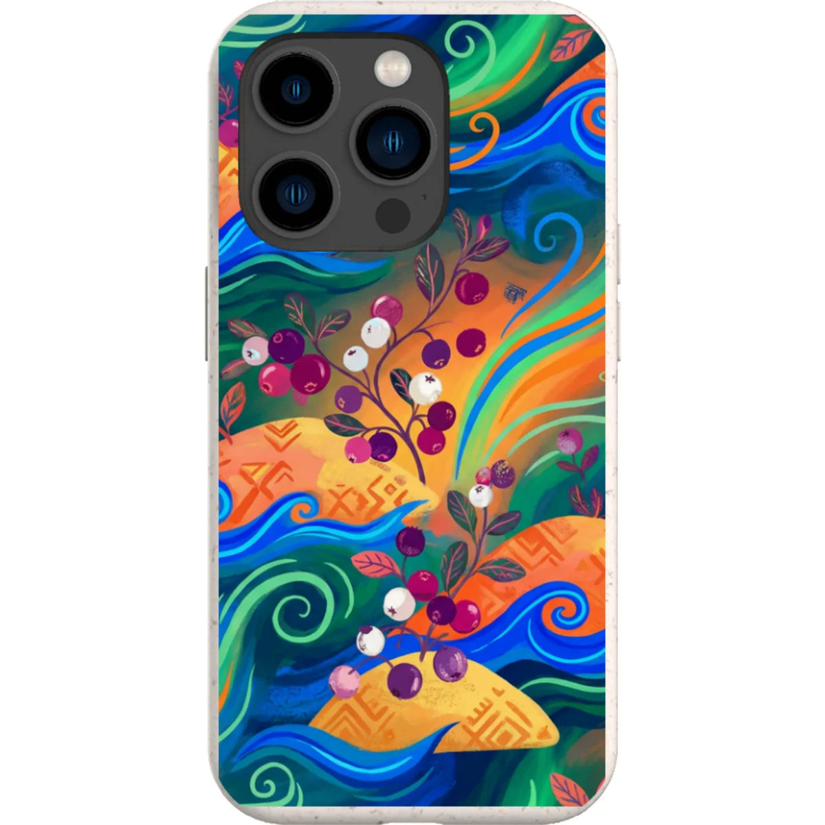 Archipelago Harvest by Aino Kallio — iPhone 15 Pro iPhone Bio-degradable Case — Finnaij