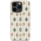 Birch and Linen Pattern by Elsi Vaarala — iPhone 15 Pro iPhone Bio-degradable Case — Finnaij