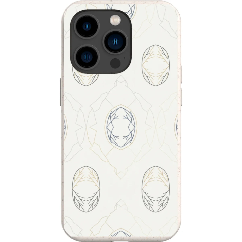Frozen Lake Silence by Elsi Vaarala — iPhone 15 Pro iPhone Bio-degradable Case — Finnaij