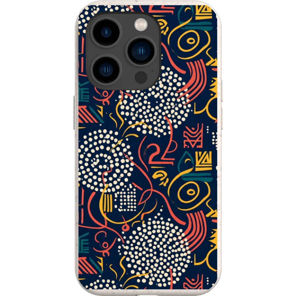 Adire Nightfall by Ada Okoye — iPhone Bio-degradable Case — Finnaij