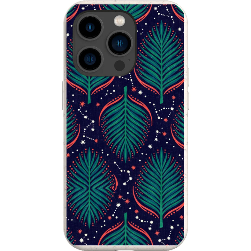 Palm Frond Constellations by Ada Okoye — iPhone 15 Pro iPhone Bio-degradable Case — Finnaij