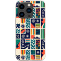Coastal Indigo Tiles by Ada Okoye — iPhone 15 Pro iPhone Bio-degradable Case — Finnaij