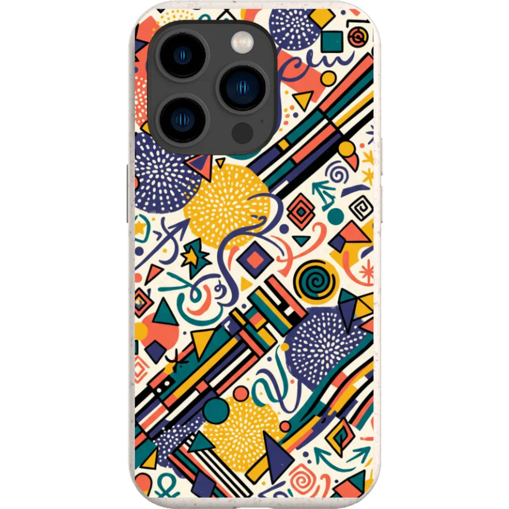 Festival Confetti (Daylight) by Ada Okoye — iPhone 15 Pro iPhone Bio-degradable Case — Finnaij