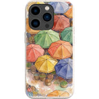 Market Umbrellas from Above by Tobi Akinyemi — iPhone 15 Pro iPhone Bio-degradable Case — Finnaij