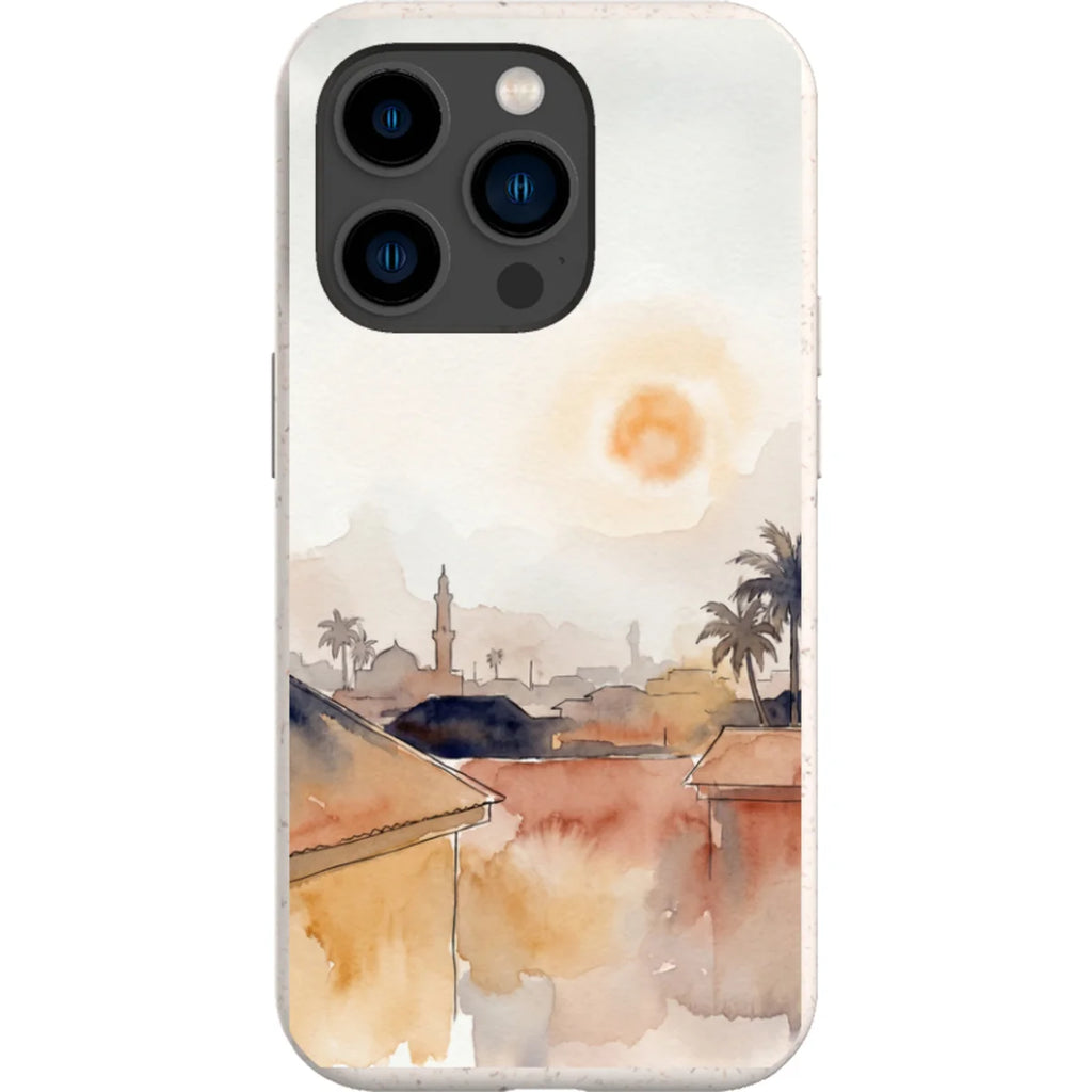 Harmattan Sky by Tobi Akinyemi — iPhone 15 Pro iPhone Bio-degradable Case — Finnaij