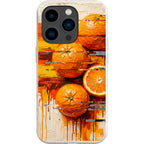 Oranges and Citrus Still Life by Frida Lövström — iPhone 15 Pro iPhone Bio-degradable Case — Finnaij