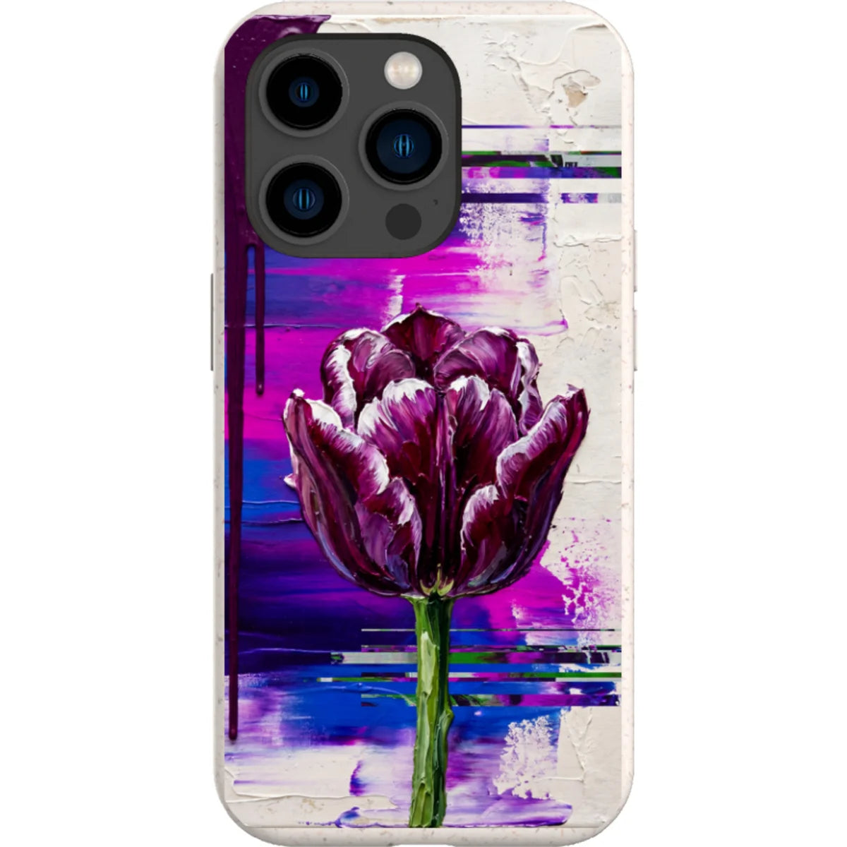 Single Dramatic Tulip by Frida Lövström — iPhone 15 Pro iPhone Bio-degradable Case — Finnaij