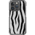 Zebra Groove — iPhone 15 Pro Clear Impact Case — Finnaij