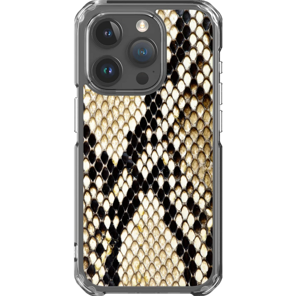 Serpent Chic — iPhone 15 Pro Clear Impact Case — Finnaij