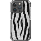 Zebra Groove — iPhone 15 Pro Magsafe Clear Impact Case — Finnaij