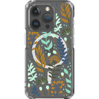Wild Floral — iPhone 15 Pro Magsafe Clear Impact Case — Finnaij