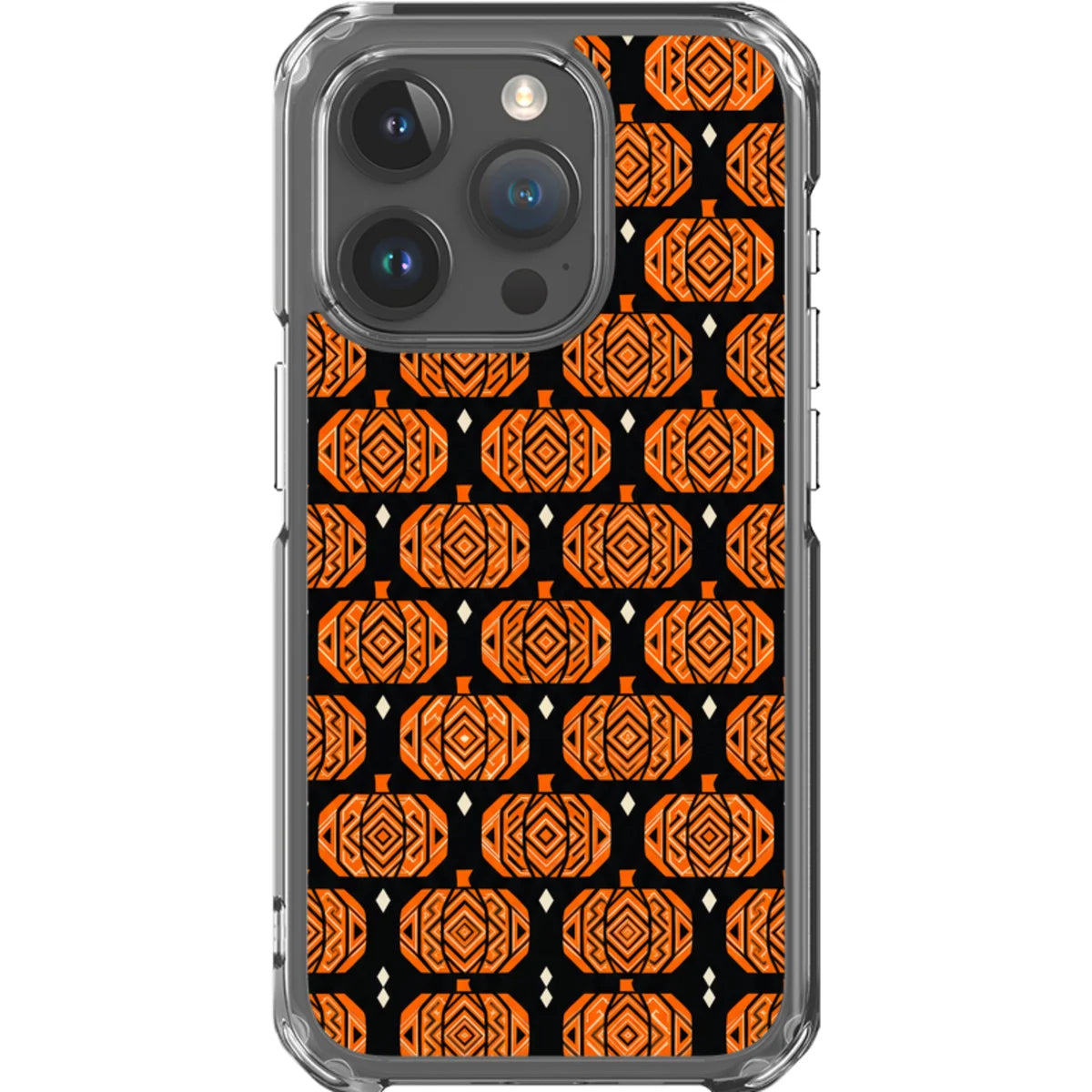 Pumpkin Runo — iPhone 15 Pro Magsafe Clear Impact Case — Finnaij