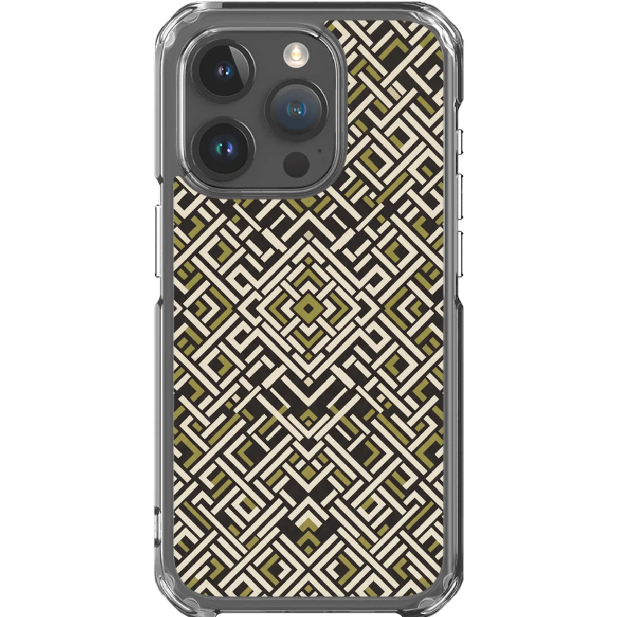 Bone Kuba — iPhone 15 Pro Magsafe Clear Impact Case — Finnaij